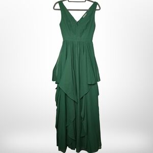 Elegant Green Maxi Dress